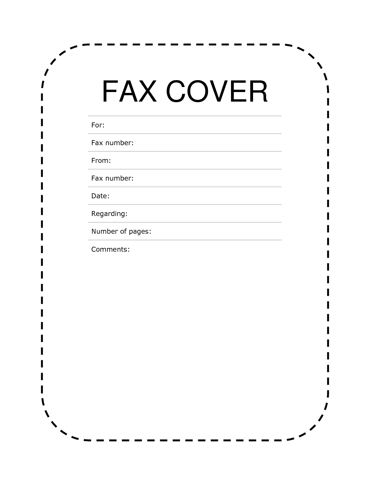 Free Fax Cover Sheet Template Format Example Pdf Printable | Fax - Free Printable Cover Letter For Fax