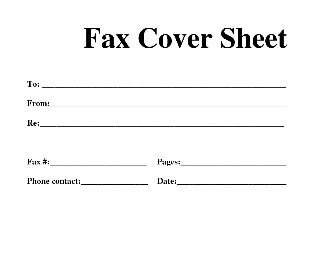 Free Fax Template Download | [Free]* Fax Cover Sheet Template - Free Printable Fax Cover Page