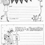 Free Fill In The Blank Thank You Cards For Kids | Skip To My Lou   Fill In The Blank Thank You Cards Printable Free