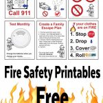 Free Fire Safety Posters With A Lego® Theme   Free Printable Preschool Posters
