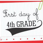 Free First Day Of School Printable Signs From Wcc Designs | Teacher   First Day Of 3Rd Grade Free Printable