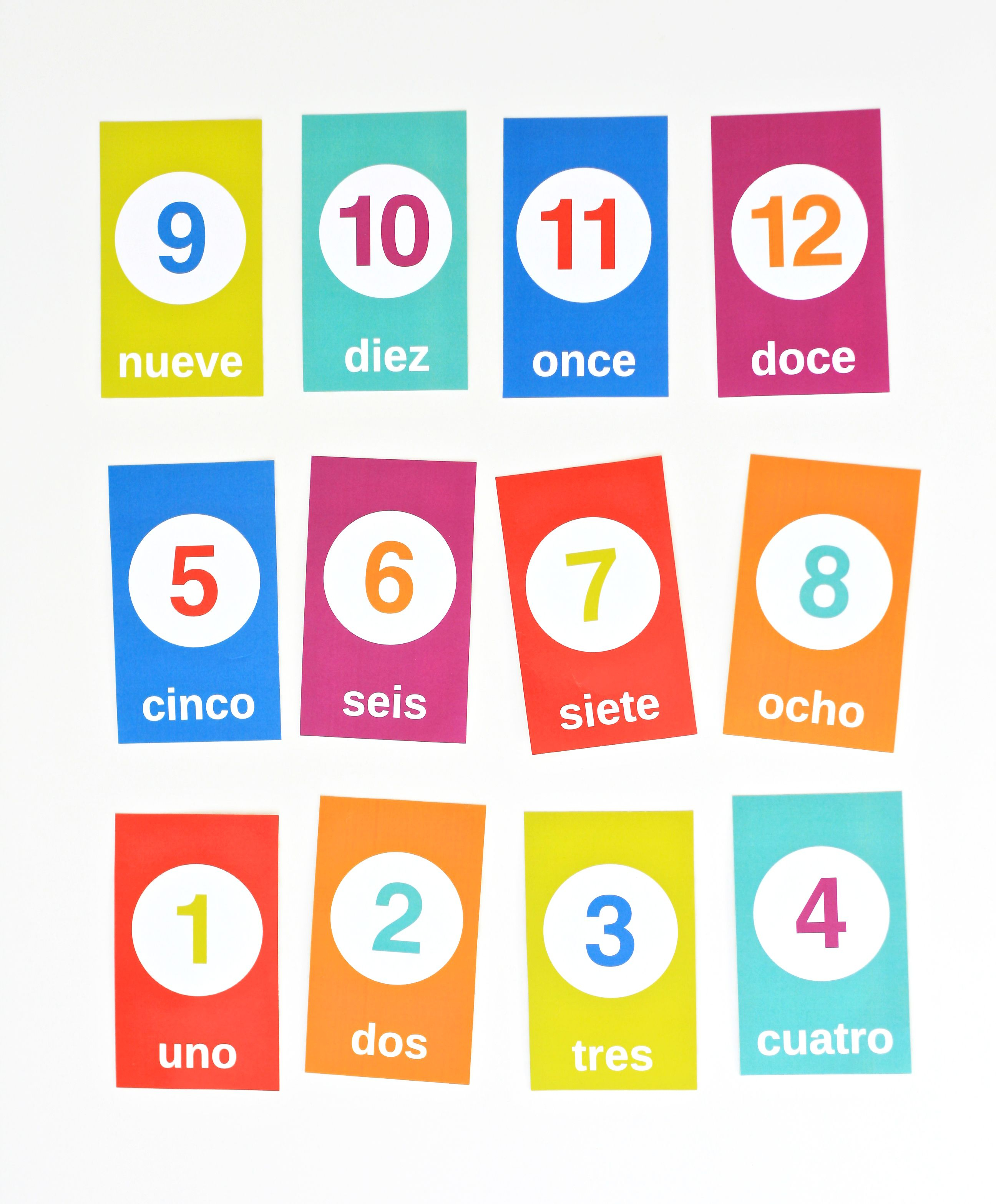 Free Flashcards For Counting In Spanish | Spanish Classroom - Free Printable Spanish Verb Flashcards