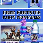 Free Fortnite Birthday Party Printable Files | Banner | Invitation   Free Printable Toy Story Water Bottle Labels