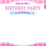 Free Free Printable Girls Birthday Invitations | Bagvania Invitation   Free Printable Girl Birthday Invitations