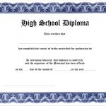 Free Free Printable High School Diploma Templates High School   Free Printable Diploma Template