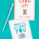 Free Funny Printable Birthday Cards For Adults   Eight Designs!   Free Printable Funny Birthday Cards For Dad