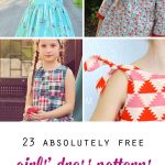 Free Girls' Dress Patterns & Charity Sewing   It's Always Autumn   Free Printable Sewing Patterns For Kids