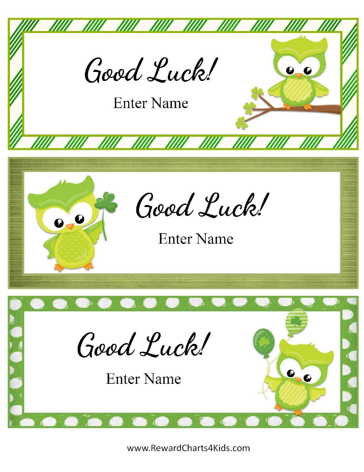 Free Good Luck Cards For Kids | Customize Online &amp;amp; Print At Home - Free Printable Good Luck Cards