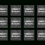 Free Graduation Chalkboard Party Printables From Printabelle | Catch   Free Printable Graduation Address Labels