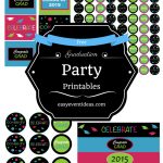Free Graduation Party Printables 2015 – Easy Event Ideas   Free Printable Graduation Address Labels