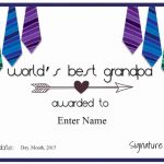 Free Grandparents Day Printables | Customize Online & Print   Grandparents Certificate Free Printable