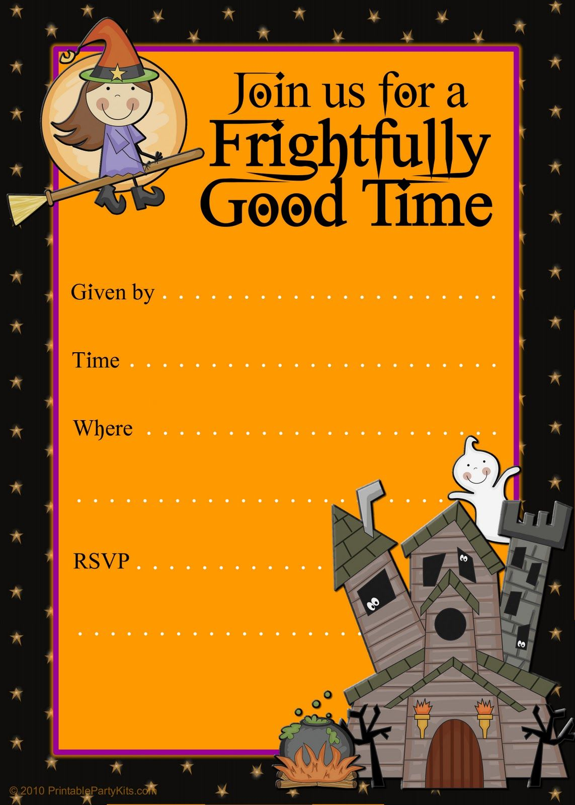 Free Halloween Flyer Invitations Printable | Food | Pinterest - Free Printable Halloween Flyer Templates