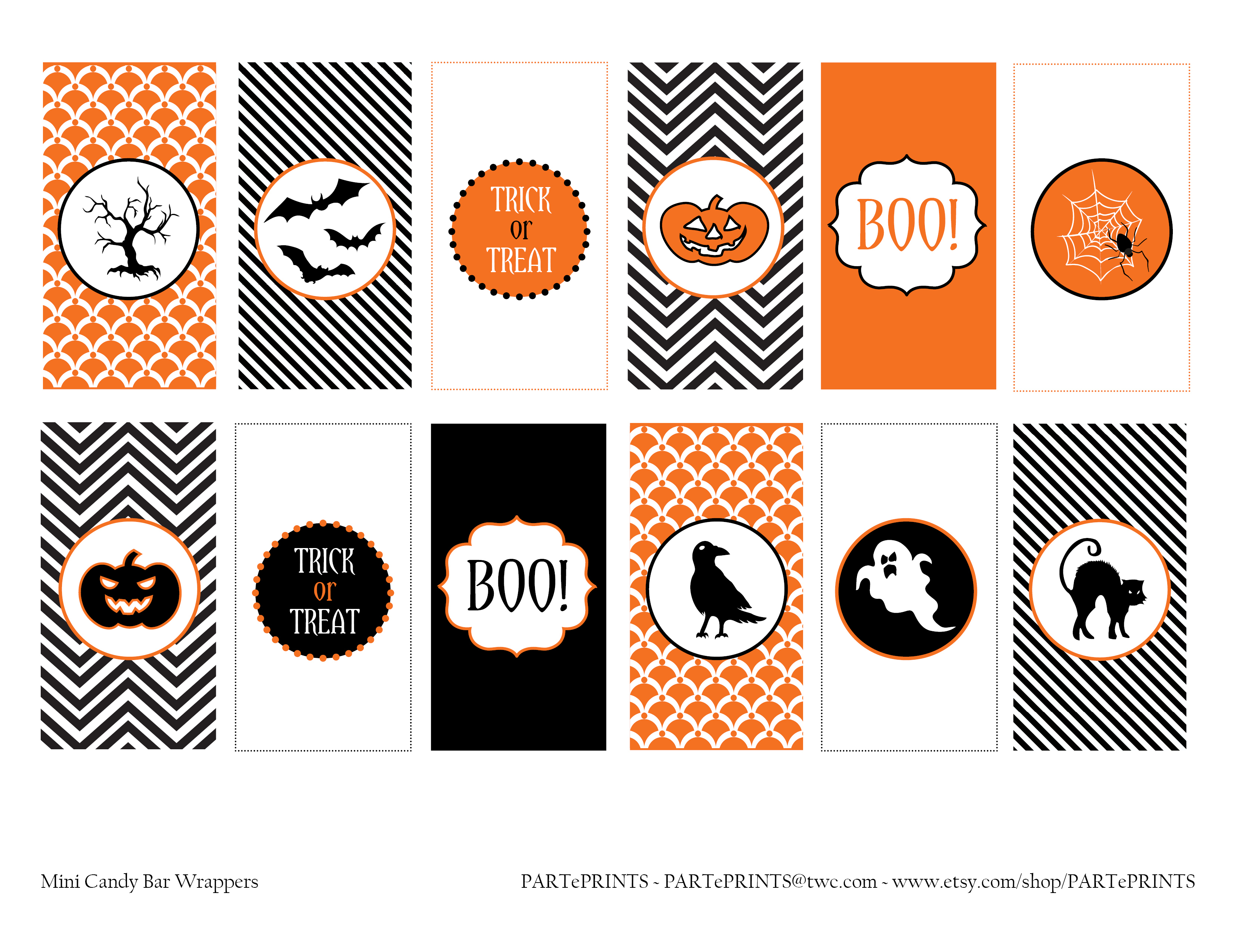 Free Halloween Printables From Parteprints | Catch My Party - Free Printable Halloween Banner Templates