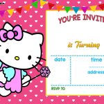 Free Hello Kitty Invitation | Free Printable Birthday Invitation   Printable Invitation Templates Free Download
