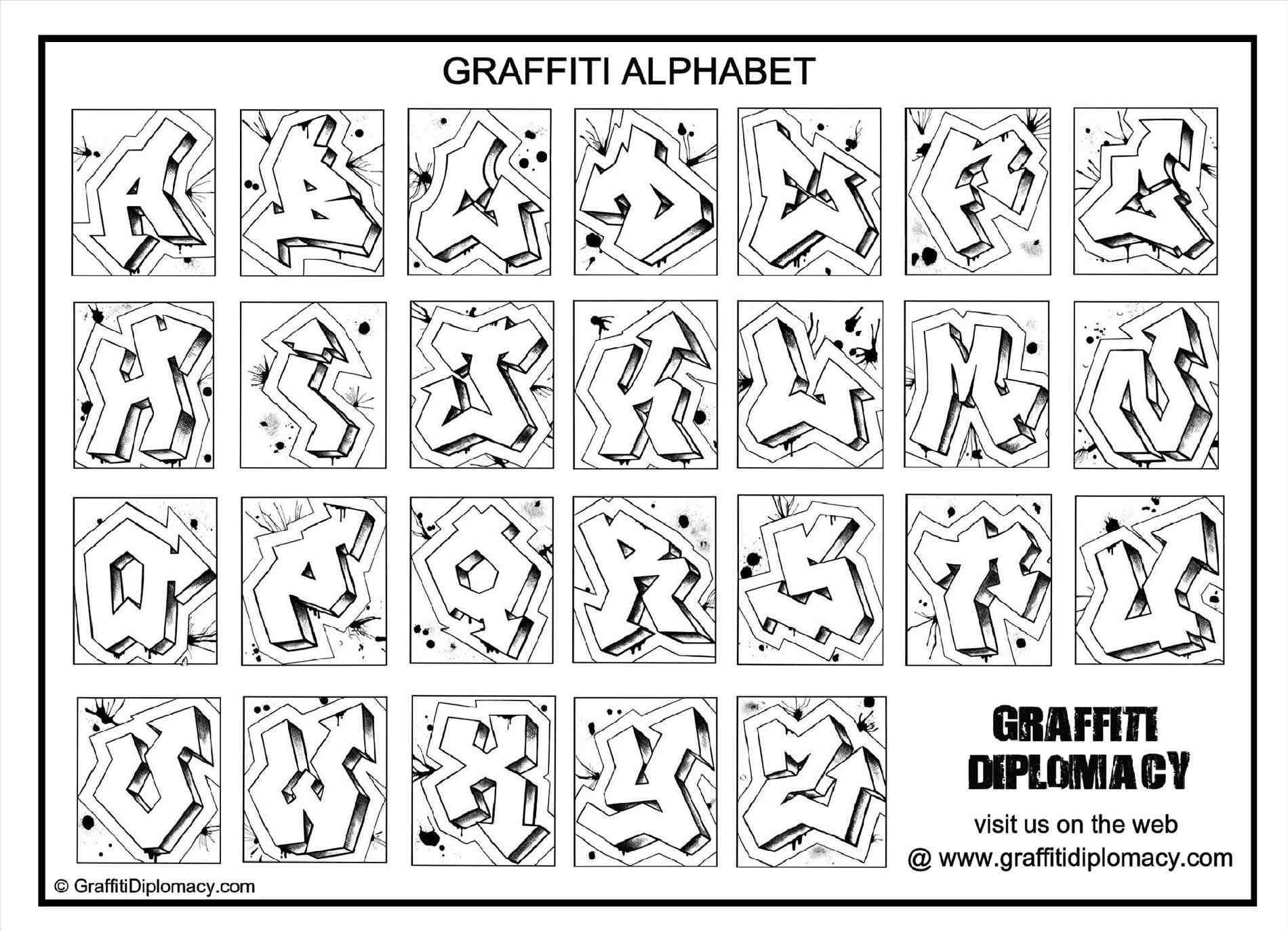 Free How To Draw Graffiti Letters A-Z Stepstep Printable Abc - Free Printable Graffiti Letters Az