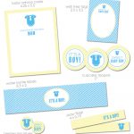 Free "it's A Boy" Baby Shower Printables From Green Apple Paperie   Baby Invitations Printable Free