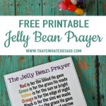 Free Jelly Bean Prayer Printable Treat Topper | Easter | Pinterest   Free Printable Easter Sermons