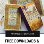 Free June Downloads And A Mini Book Tutorial | Mixed Media Handmade   Free Printable Miniature Book Covers