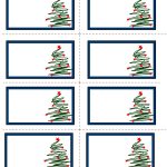 Free Labels Printable | Free Printable Christmas Labels With Trees   Free Printable Christmas Labels