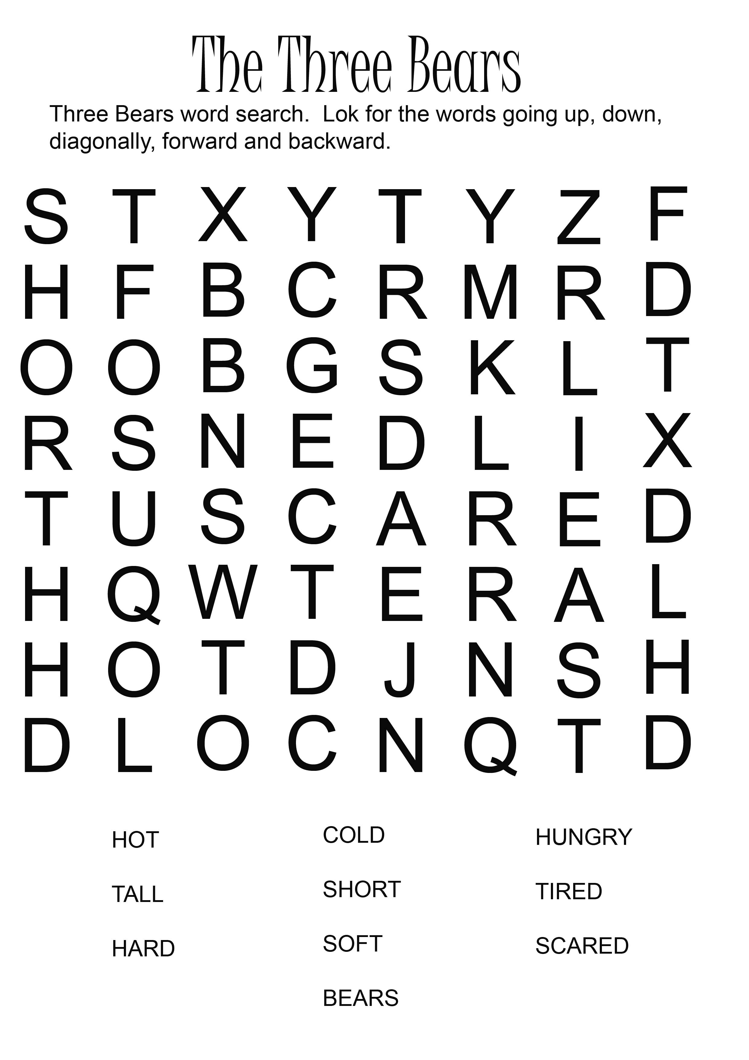 Free Printable Large Print Word Search Get Your Hands on Amazing Free