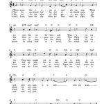 Free Lead Sheet – It Is Well With My Soul   Free Printable Gospel Sheet Music For Piano