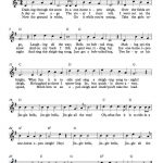 Free Lead Sheet – Jingle Bells | Free Lead Sheets | Music, Lead   Free Printable Sheet Music Lyrics