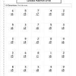 Free Math Worksheets And Printouts   Free Printable Addition Worksheets