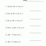 Free Math Worksheets For 8Th Grade. Math Worksheets   Free Printable 8Th Grade Algebra Worksheets