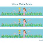 Free Mermaid Birthday Party Printables From Printabelle | Catch My Party   Free Printable Little Mermaid Water Bottle Labels