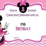 Free Minnie Mouse 2Nd Birthday Invitation | Free Printable   Free Minnie Mouse Printable Templates