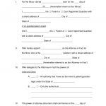 Free Minor (Child) Power Of Attorney Forms   Pdf | Word | Eforms   Free Printable Legal Documents Forms