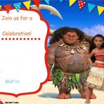Free Moana Birthday Invitation | Zoey 4Th Birthday | Pinterest   Free Moana Printable Invitations