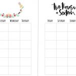 Free Monthly A5 Planner Insert Printables   Download From My Blog   Free Printable Planner Inserts