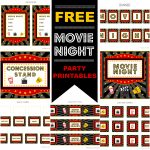 Free Movie Night Party Printablesprintabelle | Catch My Party   Free Concessions Printable