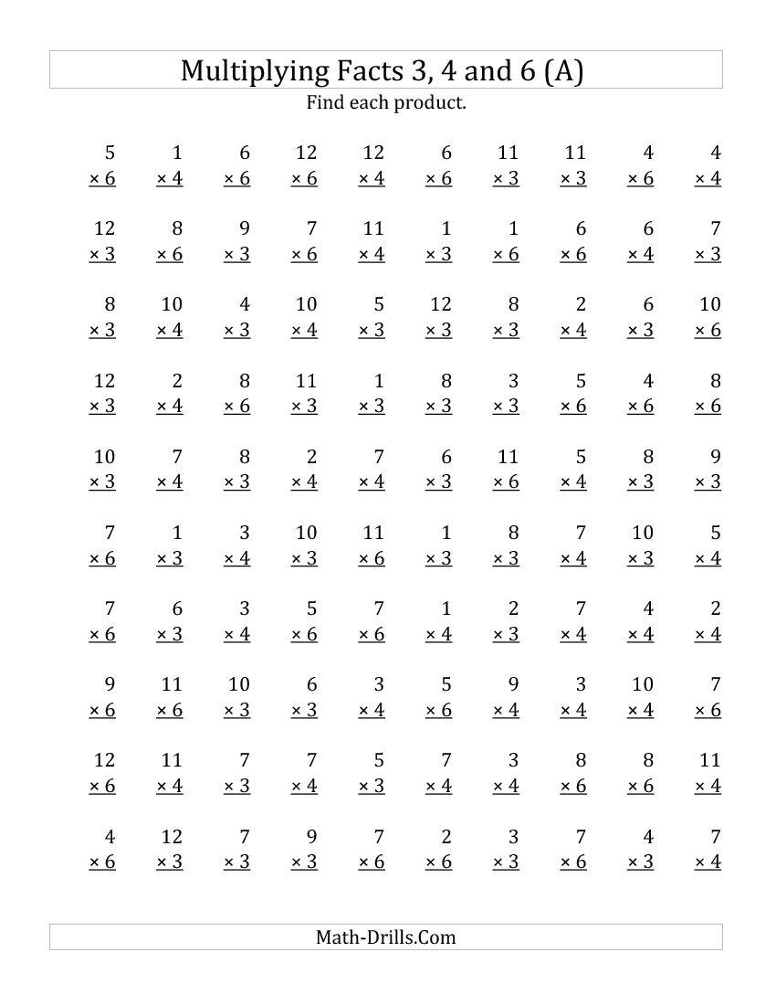 Free Multiplication Worksheets Printable Math 4Th Grade Division And - Free Printable Multiplication Worksheets For 4Th Grade