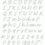 Free Online Alphabet Templates | Stencils Free Printable Alphabetaug   Free Printable Alphabet Stencils