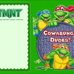Free Online Ninja Turtle Invitation | Coolest Invitation Templates   Free Printable Ninja Turtle Birthday Invitations