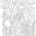 Free Paintnumbers For Adults Downloadable | *printable Art   Free Printable Flower Coloring Pages For Adults