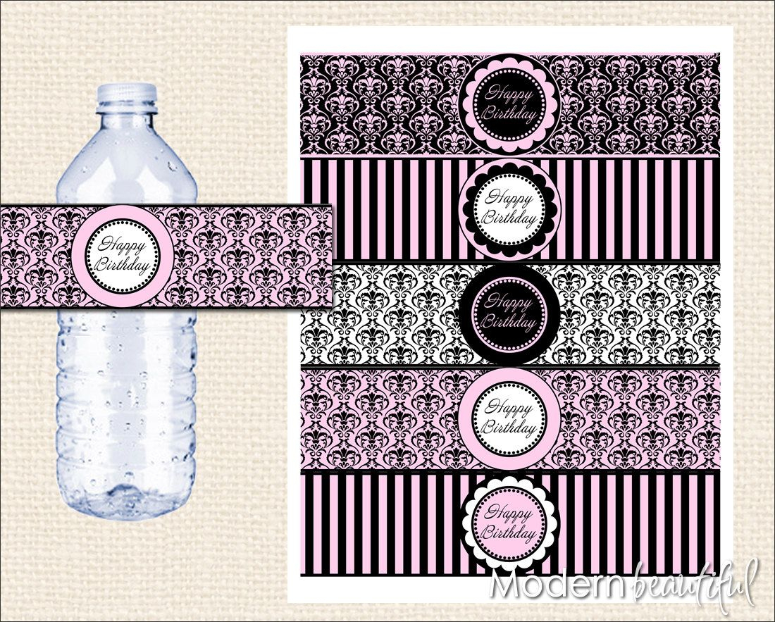 Free Paris Printables | Can&amp;#039;t You Just Hear The Accordion Music And - Free Printable Paris Water Bottle Labels