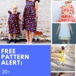 Free Pattern Alert: 20+ Free Girl's Dress Patterns   On The Cutting   Free Printable Pillowcase Dress Pattern