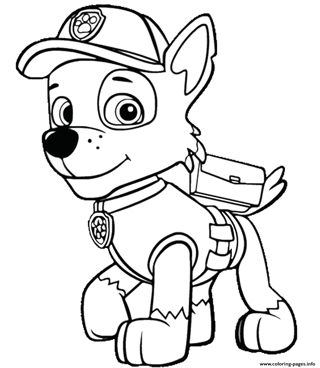Free Paw Patrol Coloring Pages - Happiness Is Homemade - Free Printable Paw Patrol Coloring Pages