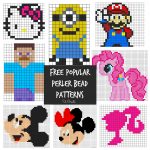 Free Perler Bead Patterns For Kids!   U Create   Free Printable Beading Patterns