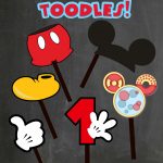 Free Photo Props Mickey Mouse Printable & Templates | Catering   Free Printable Mickey Mouse Decorations