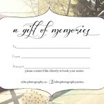 Free Photography Gift Certificate Templatesharetemplatedesigncom   Free Printable Photography Gift Certificate Template