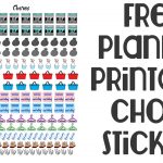 Free Planner Printable Chores Stickers   Stingy, Thrifty, Broke   Chore Stickers Free Printable