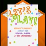 Free Playdate Online Invitations | Punchbowl Intended For Free   Free Printable Play Date Cards