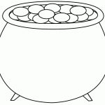 Free Pot Of Gold Outline, Download Free Clip Art, Free Clip Art On   Pot Of Gold Template Free Printable