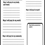 Free Prayer Journal Pages Designed For Children And Teens! | Church   Free Printable Sunday School Lessons For Teens