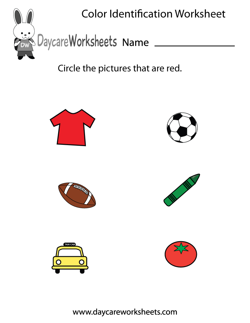 Free Preschool Color Identification Worksheet - Color Recognition Worksheets Free Printable
