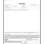 Free Print Contractor Proposal Forms | Construction Proposal Form   Free Printable Proposal Forms
